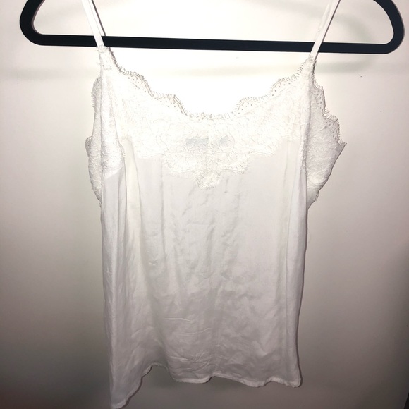 Lace white tank top - Picture 1 of 4